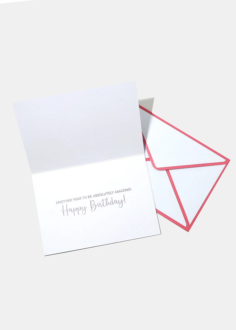 Birthday Wishes Butterfly Greeting Card