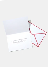Birthday Wishes Butterfly Greeting Card