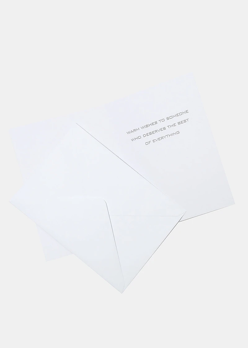 Happy Birthday Suit Cake Greeting Card