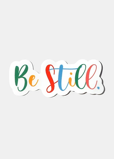 Official Key Items Sticker - Be Still