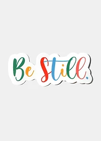 Official Key Items Sticker - Be Still
