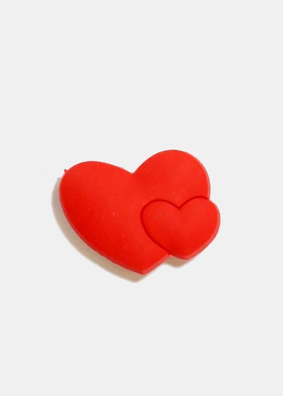 Decorative Charm- Double Hearts