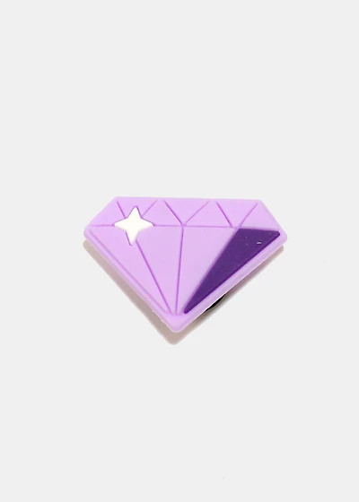 Decorative Charm- Purple Diamond