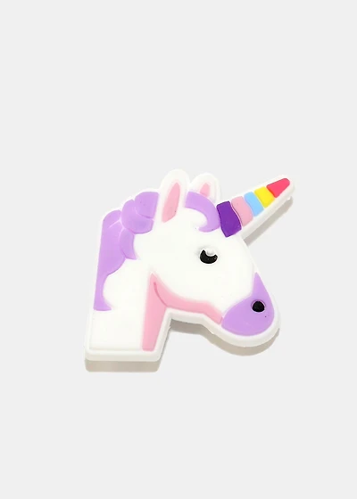 Decorative Charm- Purple Unicorn
