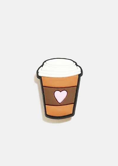 Decorative Charm- Heart Coffee