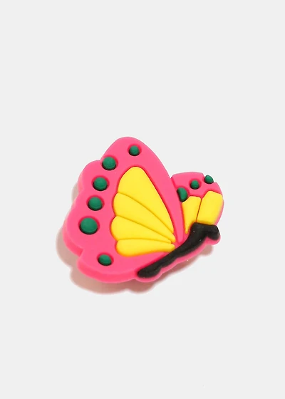 Decorative Charm- Pink Butterfly