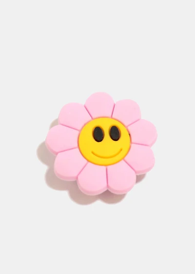 Decorative Charm- Pink Flower