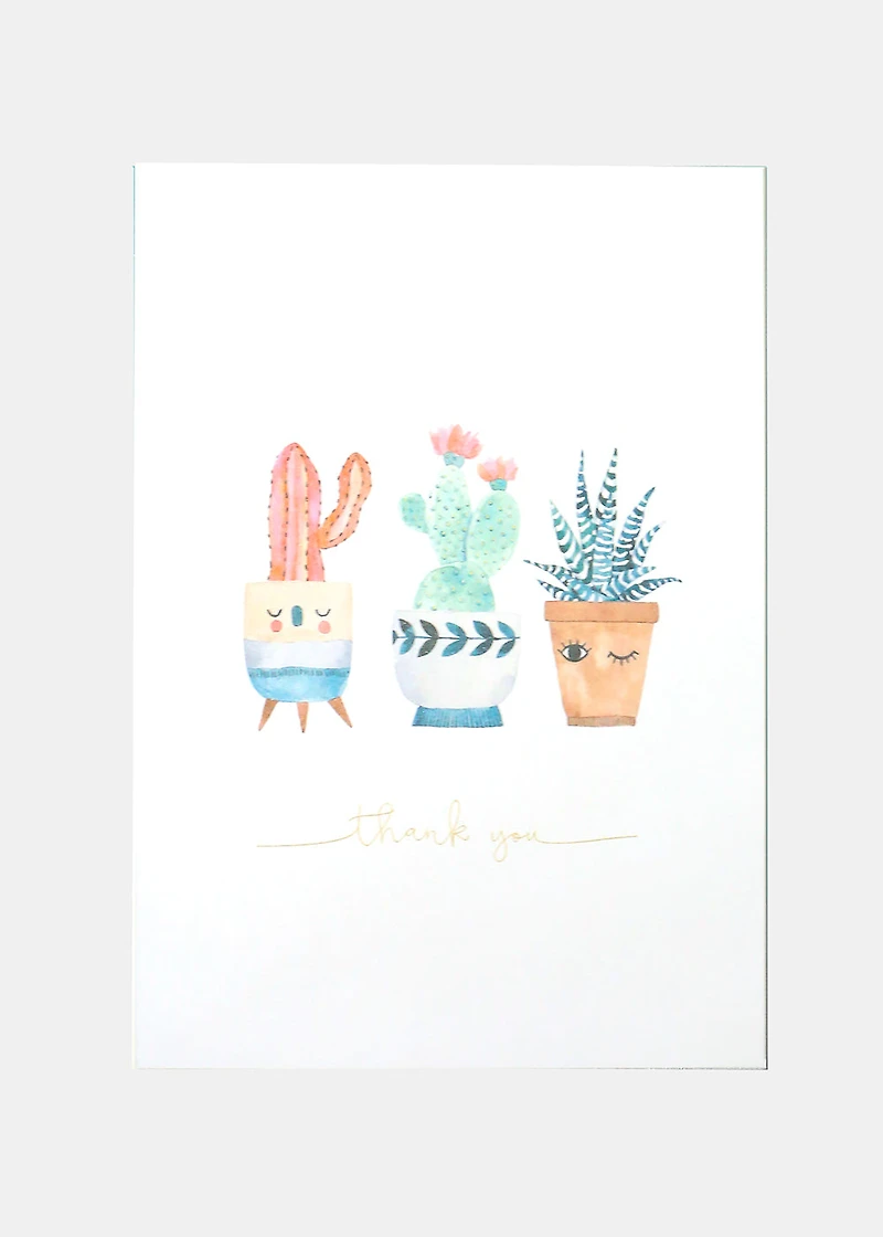 Thank You Plant Greeting Card