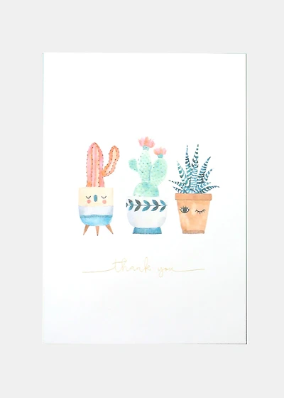 Thank You Plant Greeting Card