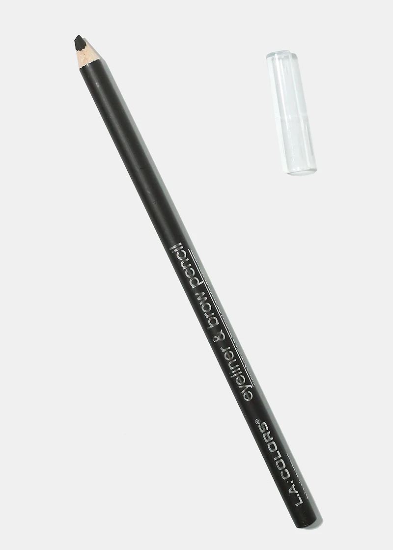 L.A. Colors 7" Eyeliner & Brow- Pencil- Black/ Brown