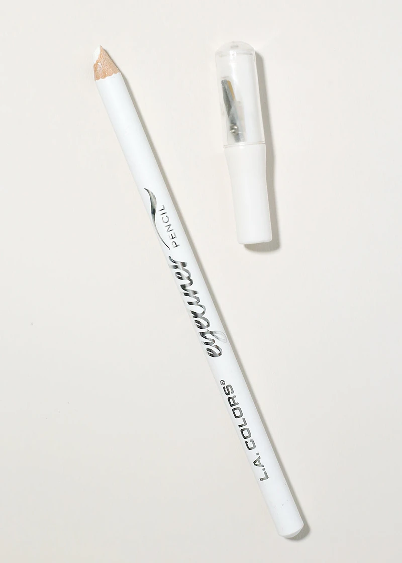 On Point Eyeliner Pencil w/built-in Sharpener - White
