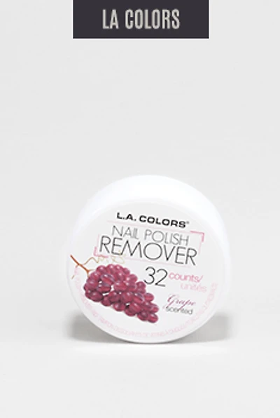 L.A. Colors - Polish Remover Pads - Grape Scent