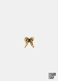 Dark Gold Double Wing Locket Charm