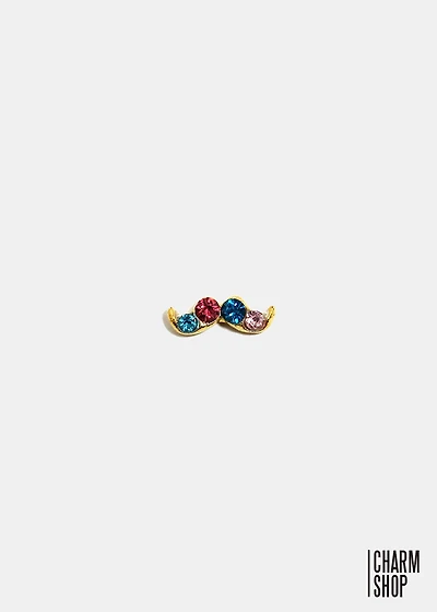 Mustache Locket Charm