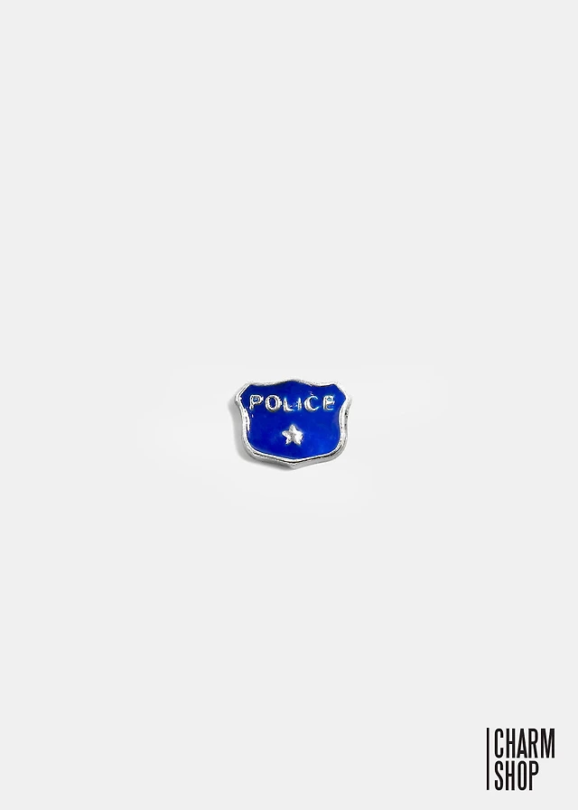 Police Locket Charm