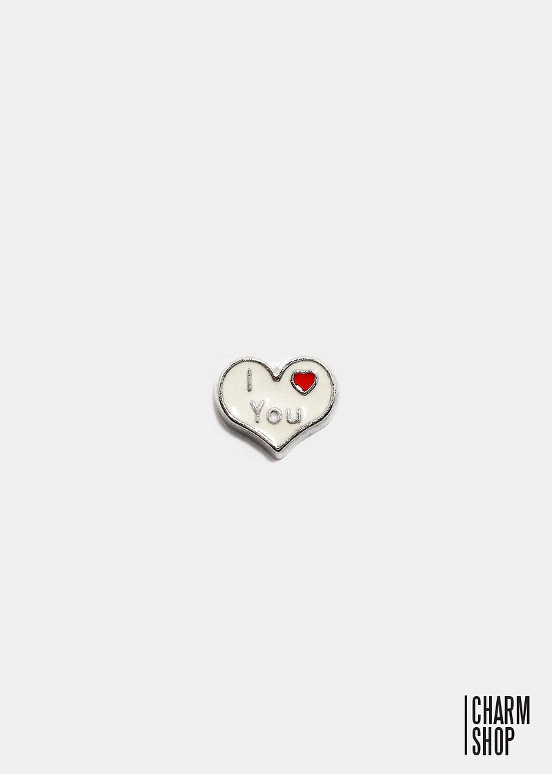 I Love You Locket Charm