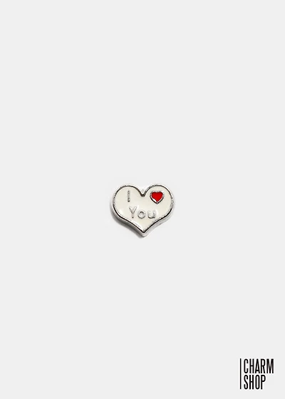 I Love You Locket Charm