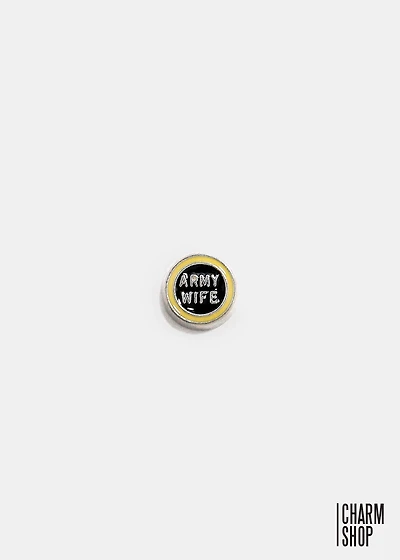 Army Wife Locket Charm