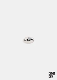 Navy Locket Charm