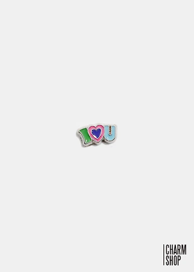 I Heart U Multi Locket Charm