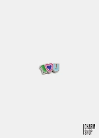 I Heart U Multi Locket Charm