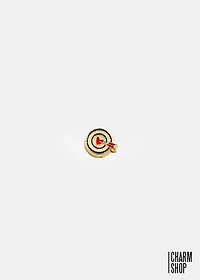 Heart Bulls Eye Locket Charm