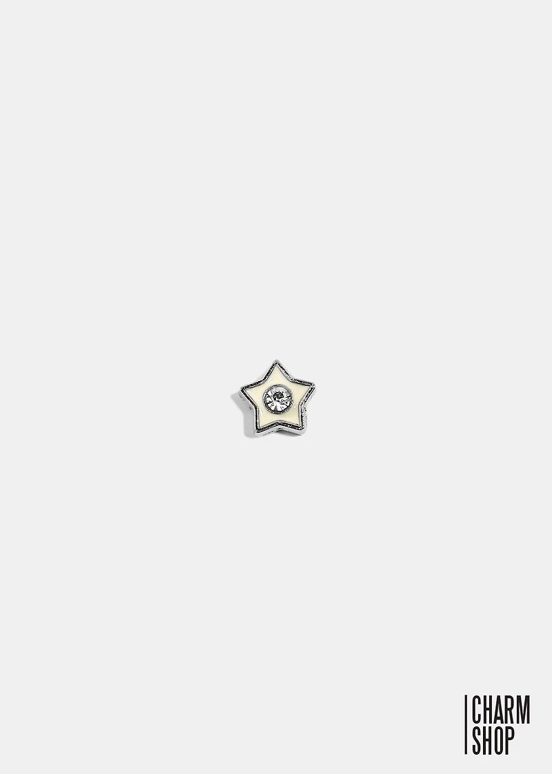 Star Rhinestone Locket Charm