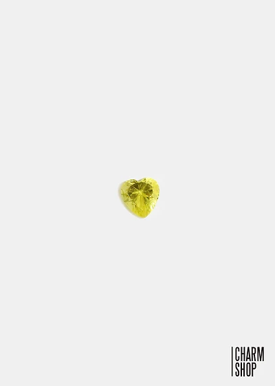 Heart Locket Charm (2 Stones