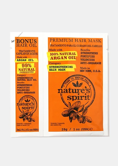 Nature's Spirit Hair Oil & Mask- Argan Oil