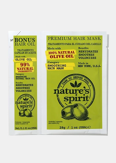 Nature's Spirit Hair Oil & Mask- Olive Oil