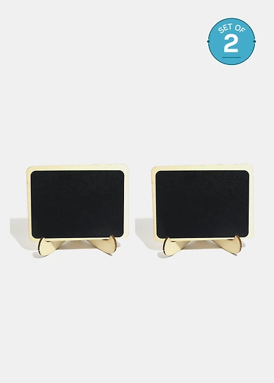 Official Key Items Mini Chalkboard Signs