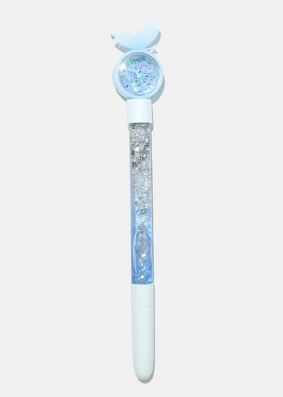 Wonderland Butterfly Glitter Pen