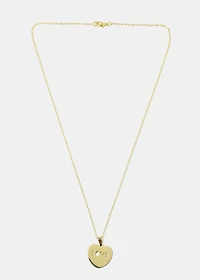 "LOVE" Heart Necklace & Earring Set