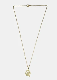 Butterfly & Half Heart Necklace