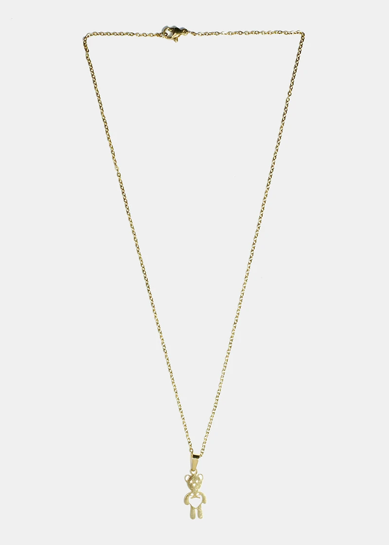 Bear Charm Necklace