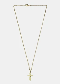 Rounded Cross Necklace