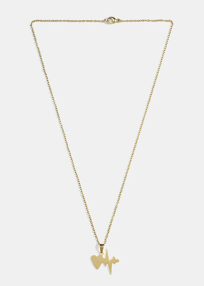 Heartbeat Pendent Necklace