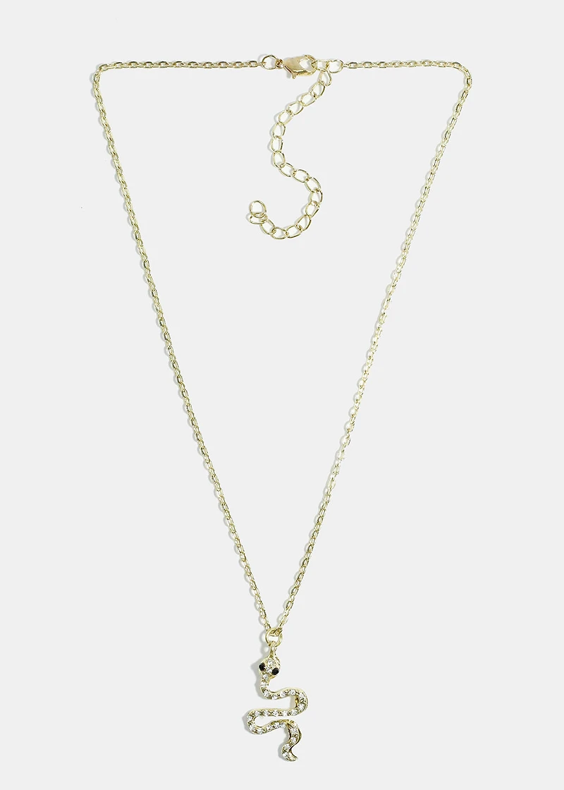 Snake Pendant Necklace