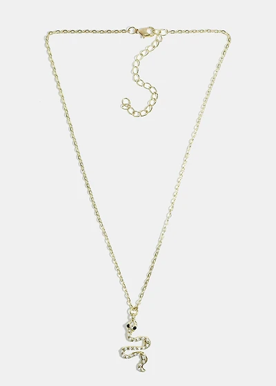 Snake Pendant Necklace
