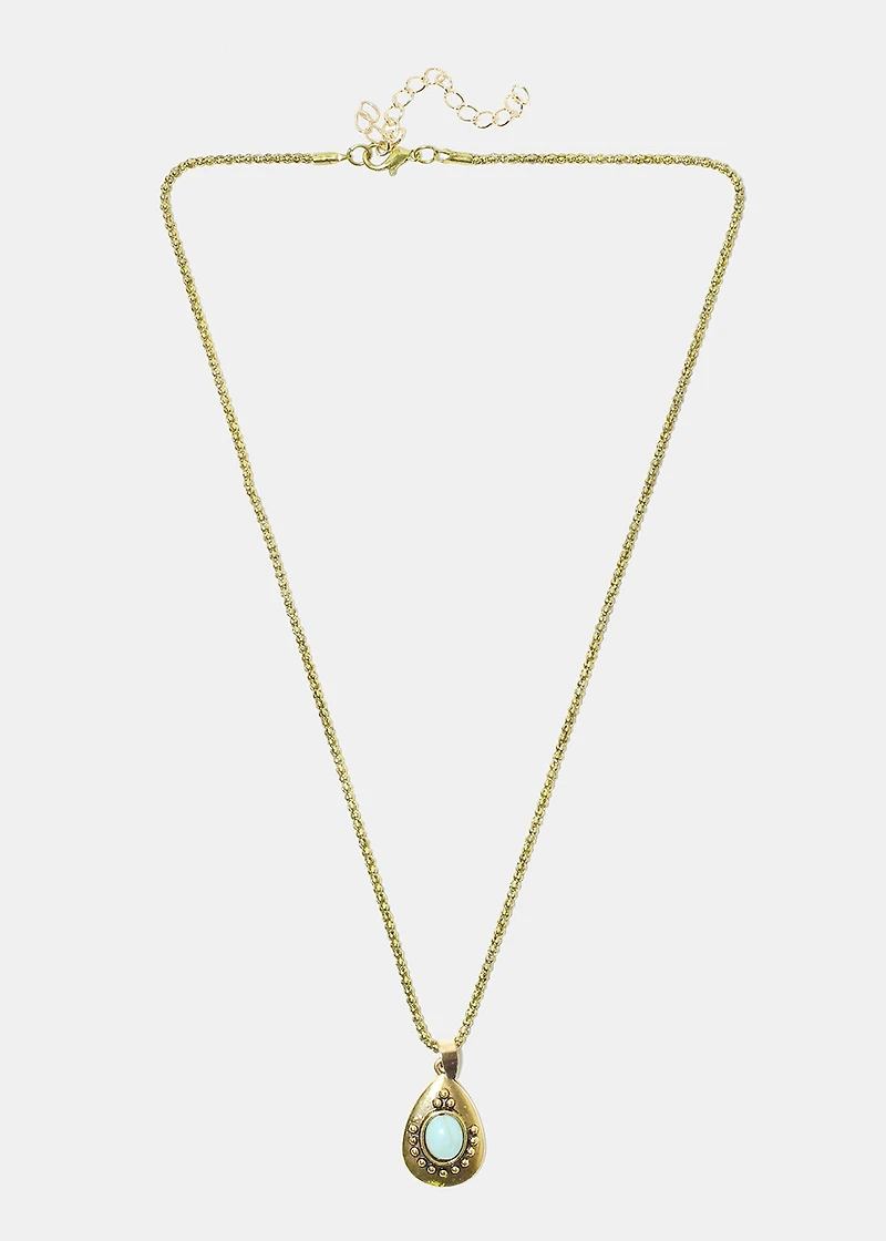 Teardrop Turquoise Necklace
