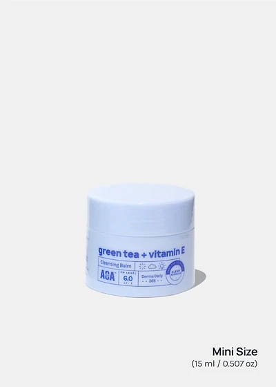 AOA Skin Green Tea + Vitamin E Cleansing Balm