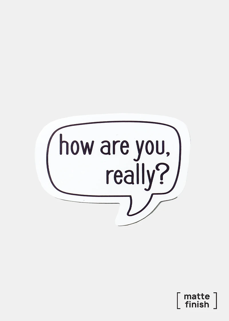 Official Key Items Sticker - How Are You?