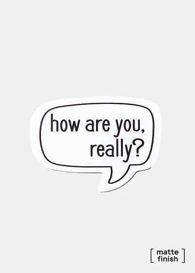 Official Key Items Sticker - How Are You?