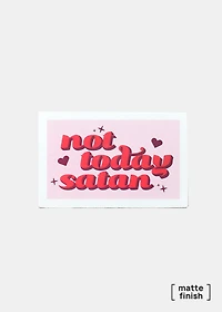 Official Key Items Sticker - Not Today Satan