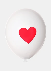 Official Key Items Party Balloon- 5pc Red Heart
