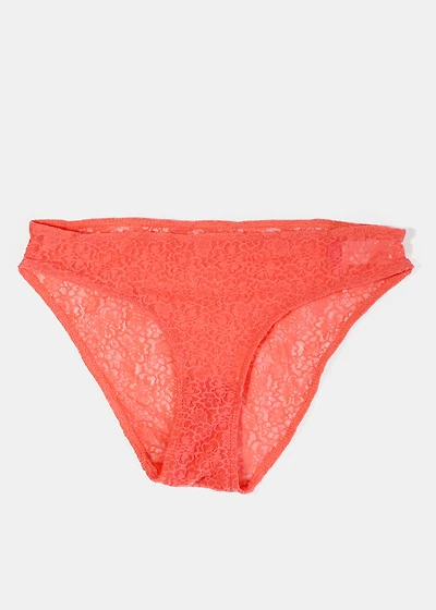 Orange Lace Panty