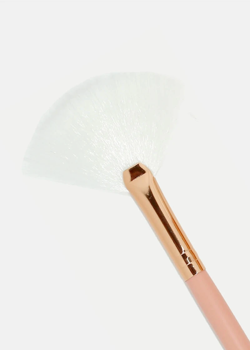 Paw Paw Rose Gold F17 Fan Brush