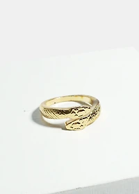 Textured Snake Ring