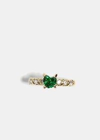 Heart Rhinestone Ring