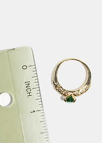 Heart Rhinestone Ring